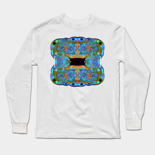 black mirror astronaut ecopop Long Sleeve T-Shirt